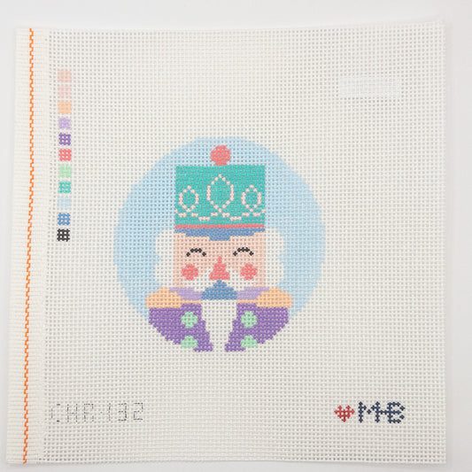 Nutcracker Grey Needlepoint Canvas - Summertide Stitchery - Love MHB Studio