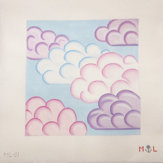 Dream Cloud Needlepoint Canvas - Summertide Stitchery - Maiden Lane Designs