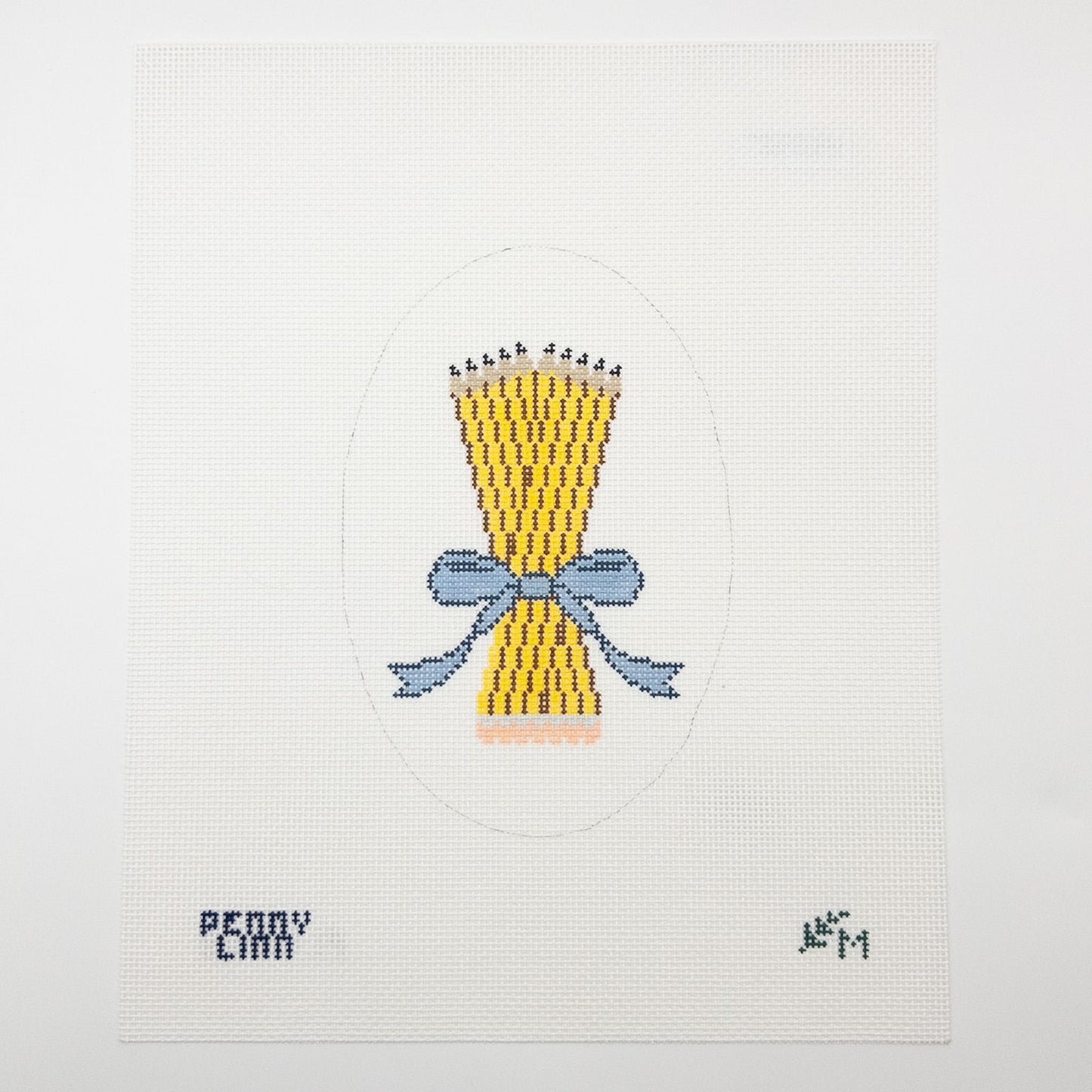 Pencil Bouquet Needlepoint Canvas - Summertide Stitchery - The Perennial Stitcher