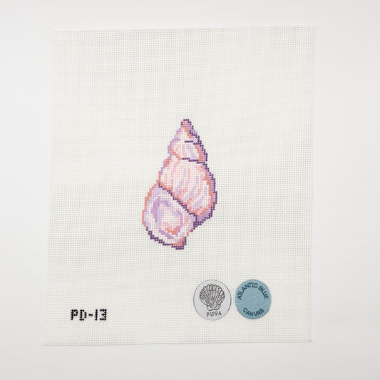 Spiral Shell Needlepoint Canvas - Summertide Stitchery - Pippa