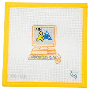 AIM Computer Needlepoint Canvas - Summertide Stitchery - Olivia Grace