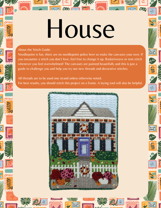 Autumn On Main - House Stitch Guide - Summertide Stitchery - Summertide Stitchery