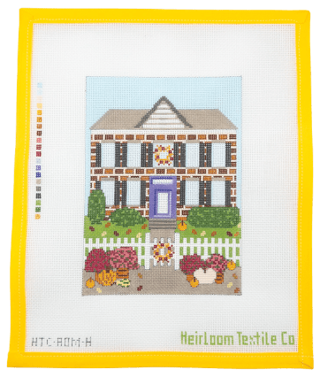 Autumn On Main Street Needlepoint Club - Summertide Stitchery - Heirloom Textile Co.