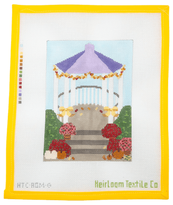 Autumn On Main Street Needlepoint Club - Summertide Stitchery - Heirloom Textile Co.