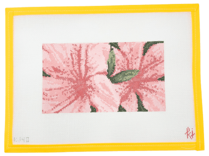 Azalea Needlepoint Canvas - Summertide Stitchery - Krissy Johnson