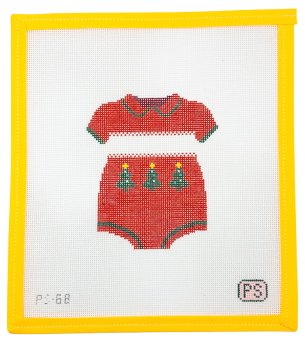 Baby Christmas Onesie Needlepoint Canvas - Summertide Stitchery - Prepsetter