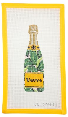 Banana Leaf Veuve Bottle - Summertide Stitchery - C'ate La Vie