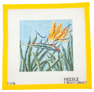 Bird of Paradise Needlepoint Canvas - Summertide Stitchery - Needle Crossings