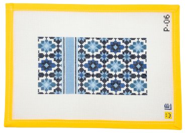 Blue Portuguese Tiles - Summertide Stitchery - Lauren Bloch Designs