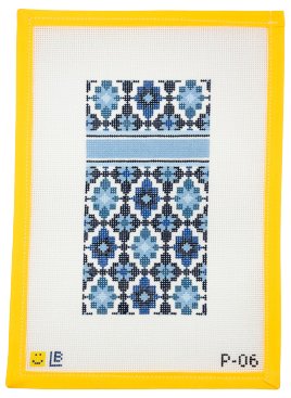 Blue Portuguese Tiles - Summertide Stitchery - Lauren Bloch Designs
