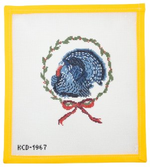 Blue Ribbon Turkey - Summertide Stitchery - KCN Designs