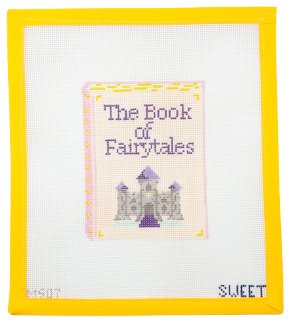 Book of Fairytales Needlepoint Canvas - Summertide Stitchery - Maddie Sweet Designs