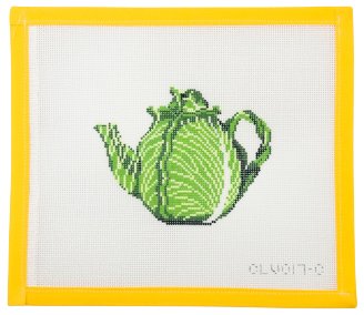 Cabbage Teapot - Summertide Stitchery - C'ate La Vie