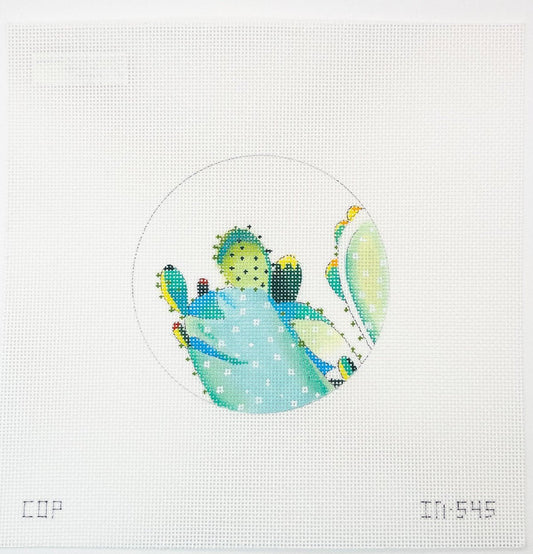 Cactus Needlepoint Canvas | IN545 - Summertide Stitchery - Colors of Praise