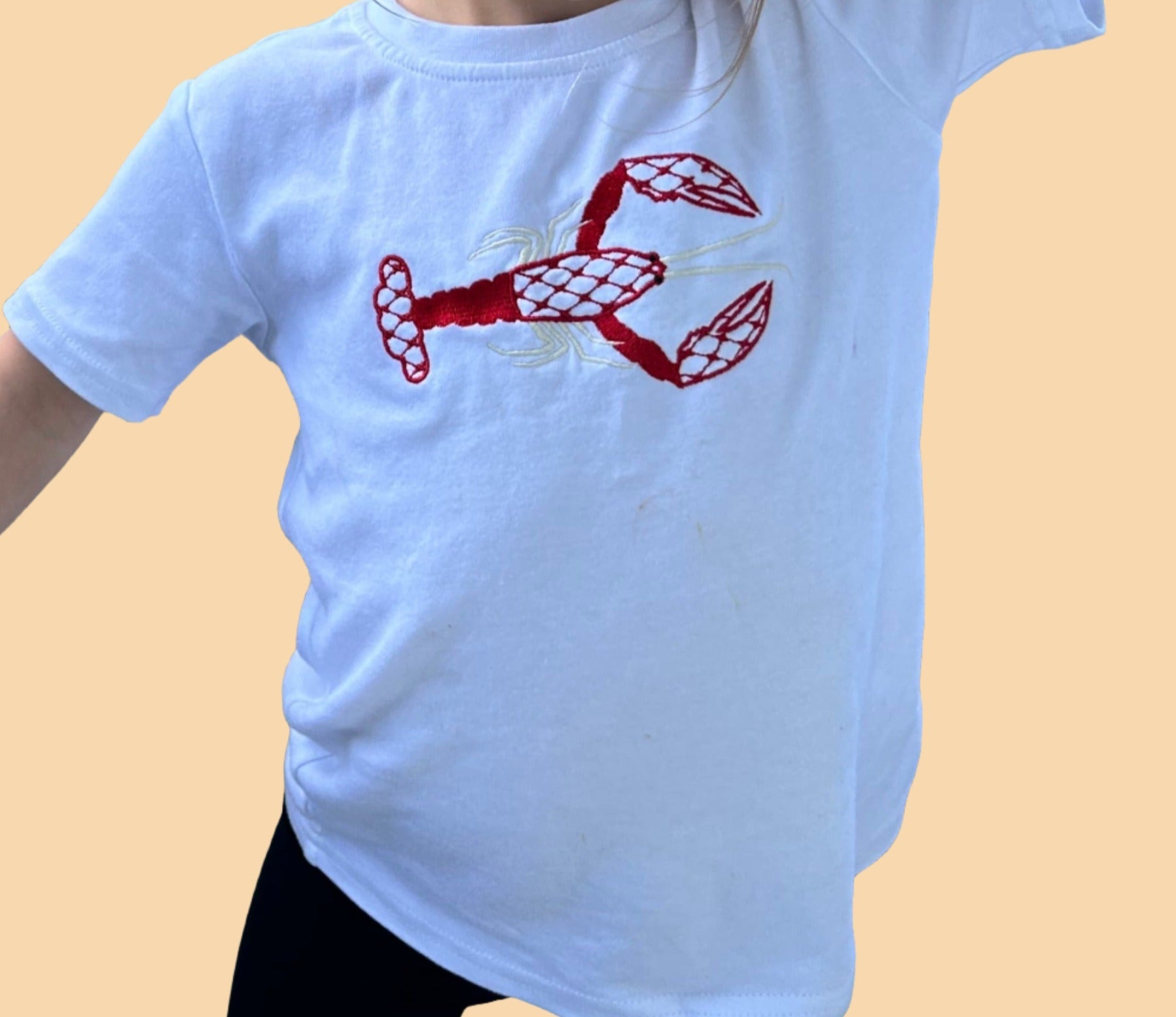 Child's Lobster T - Shirt - Summertide Stitchery - Summertide Stitchery