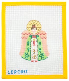 Christmas Angel Needlepoint Canvas - Summertide Stitchery - Le Point Studio