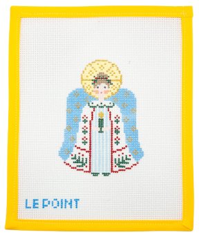 Christmas Angel Needlepoint Canvas - Summertide Stitchery - Le Point Studio