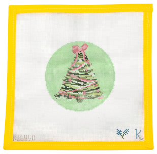 Christmas Tree Ornament Needlepoint Canvas - Summertide Stitchery - Kay Irby