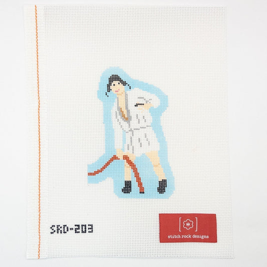 Cousin Eddie Needlepoint Canvas - Summertide Stitchery - Stitch Rock Designs