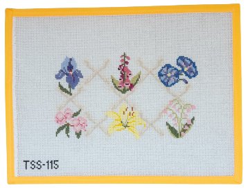 Deadly Flora Needlepoint Canvas - Summertide Stitchery - The Salty Stitcher