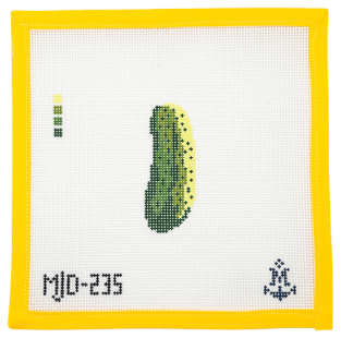 Dill Pickle Needlepoint Canvas - Summertide Stitchery - Morgan Julia