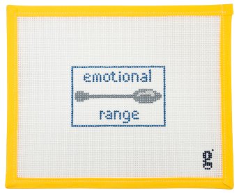 Emotional Range of Teaspoon - Summertide Stitchery - Goodpoint Needlepoint