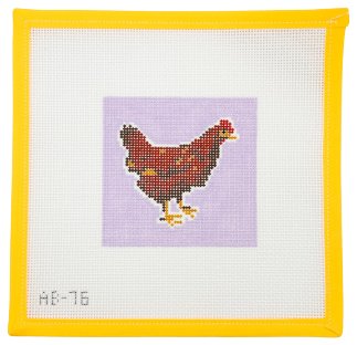 Ginger The Chicken - Summertide Stitchery - Alice & Blue