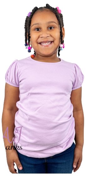 Girl's Custom Glitter Applique Monogram T-Shirt - Summertide Stitchery - Summertide Stitchery