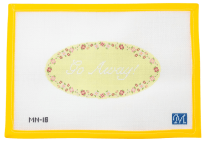 Go Away Needlepoint Canvas - Summertide Stitchery - Maura Nolan Designs