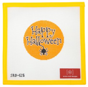 Happy Halloween Needlepoint Canvas - Summertide Stitchery - Stitch Rock Designs