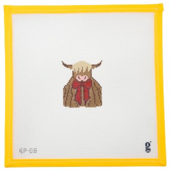 Highland Cow - Summertide Stitchery - Goodpoint Needlepoint