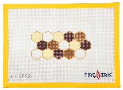 Honeycomb Insert - Summertide Stitchery - Fire and Iris