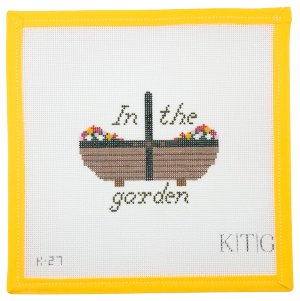 In The Garden Needlepoint Canvas - Summertide Stitchery - KTG