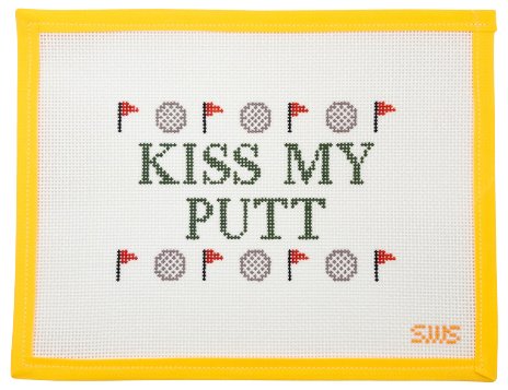 Kiss My Putt - Summertide Stitchery - Stitching With Stacey