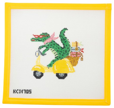 La Dolce Vita Crocodile - Summertide Stitchery - KCN Designs