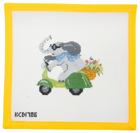La Dolce Vita Elephant - Summertide Stitchery - KCN Designs