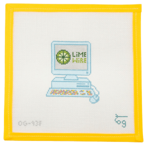 Limewire Needlepoint Canvas - Summertide Stitchery - Olivia Grace