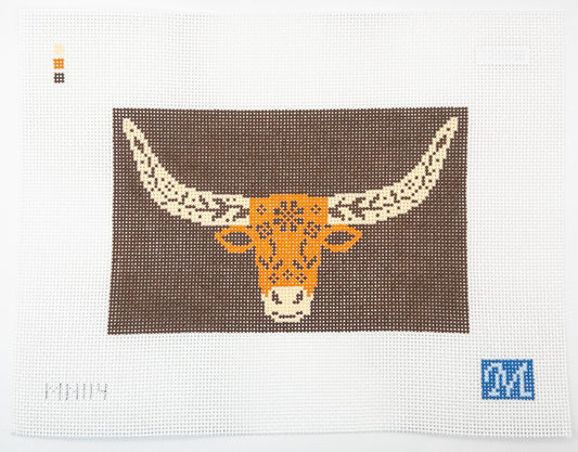 Longhorn Needlepoint Canvas - Summertide Stitchery - Maura Nolan Designs