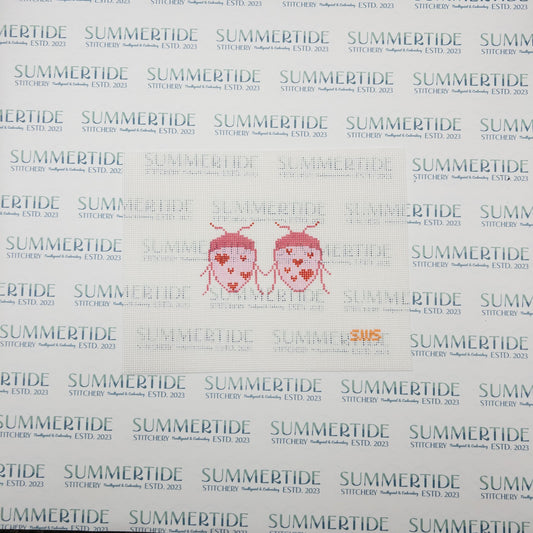 Love Bugs Needlepoint Canvas - Summertide Stitchery - Stitching With Stacey