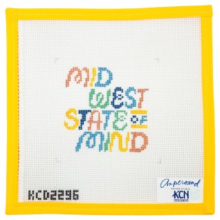 Midwest State of Mind Needlepoint Canvas - Summertide Stitchery - Ampersand