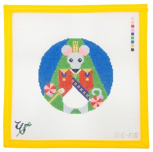 Mouse King Needlepoint Canvas - Summertide Stitchery - Wipstitch Needleworks