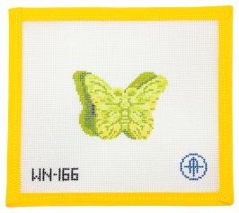 My Era Butterfly Clips Needlepoint Canvas - Summertide Stitchery - Wheelhaus Needlepoint