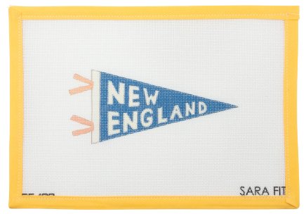 New England Pennant - Summertide Stitchery - Sara Fitz