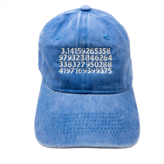 Number Pi Baseball Hat - Summertide Stitchery - Summertide Stitchery