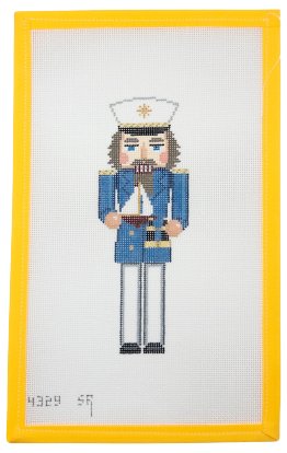 Nutcracker Captain Needlepoint Canvas - Summertide Stitchery - Susan Roberts