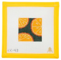 Oranges Print - Summertide Stitchery - Evergreen Needlepoint