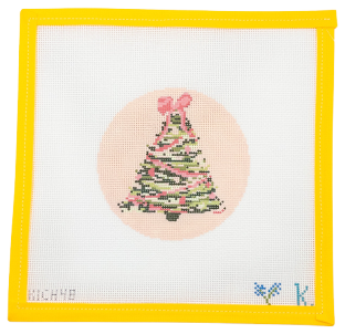 Christmas Tree Ornament Needlepoint Canvas