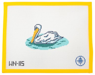 Pelican Needlepoint Canvas - Summertide Stitchery - Wheelhaus Needlepoint