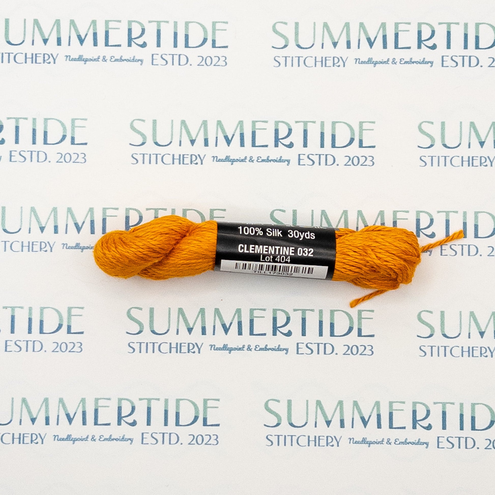 Pepper Pot Silk 032 Clementine - Summertide Stitchery - Planet Earth Fibers