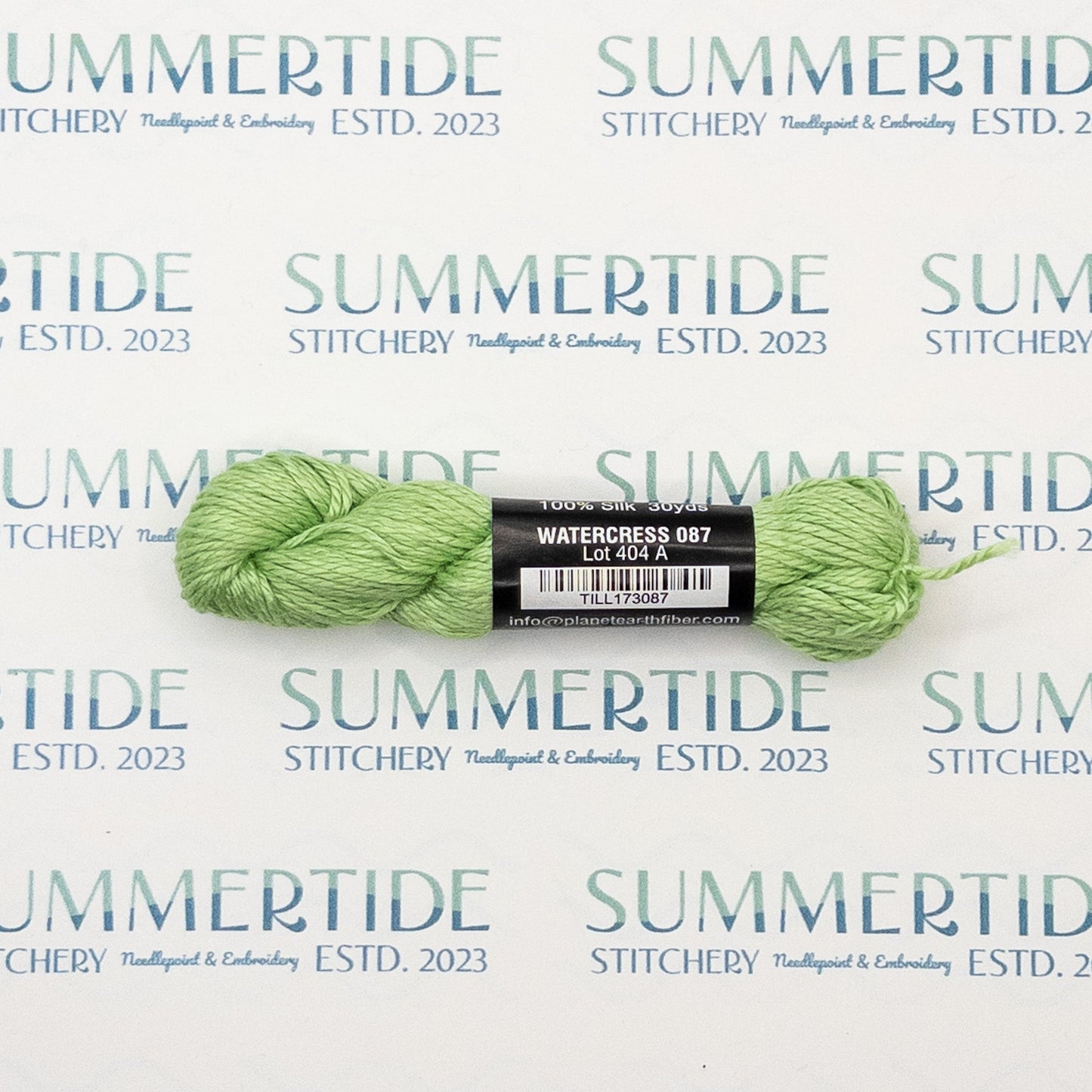 Pepper Pot Silk 087 Watercress - Summertide Stitchery - Planet Earth Fibers